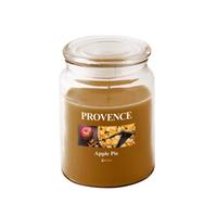 Vonná sviečka v skle PROVENCE 510g, jablečný závin