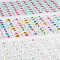 Samolepiace dekoračné kryštáliky MIX