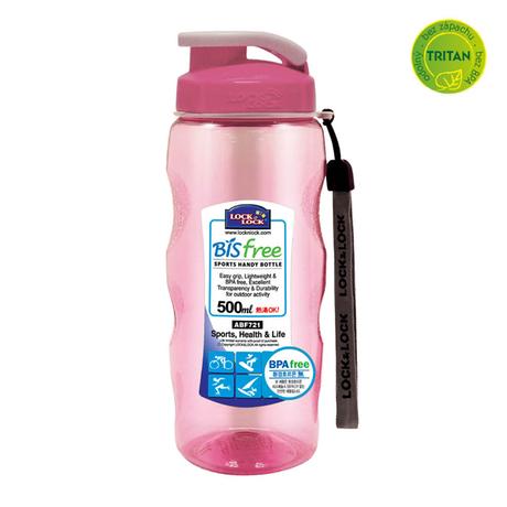 Fľaša na vodu Bisfree 500 ml, ružová